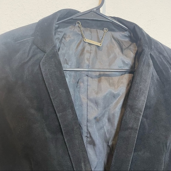 NWT Capulet Notch Collar Blazer in BLACK Suede - Picture 6 of 14